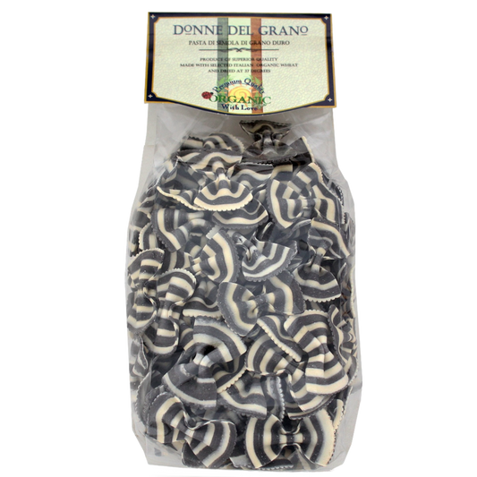 Organic Zebra Bowties from brand donne del grano in bag