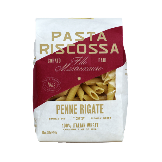 Riscossa Penne Rigate 100% Italian Wheat