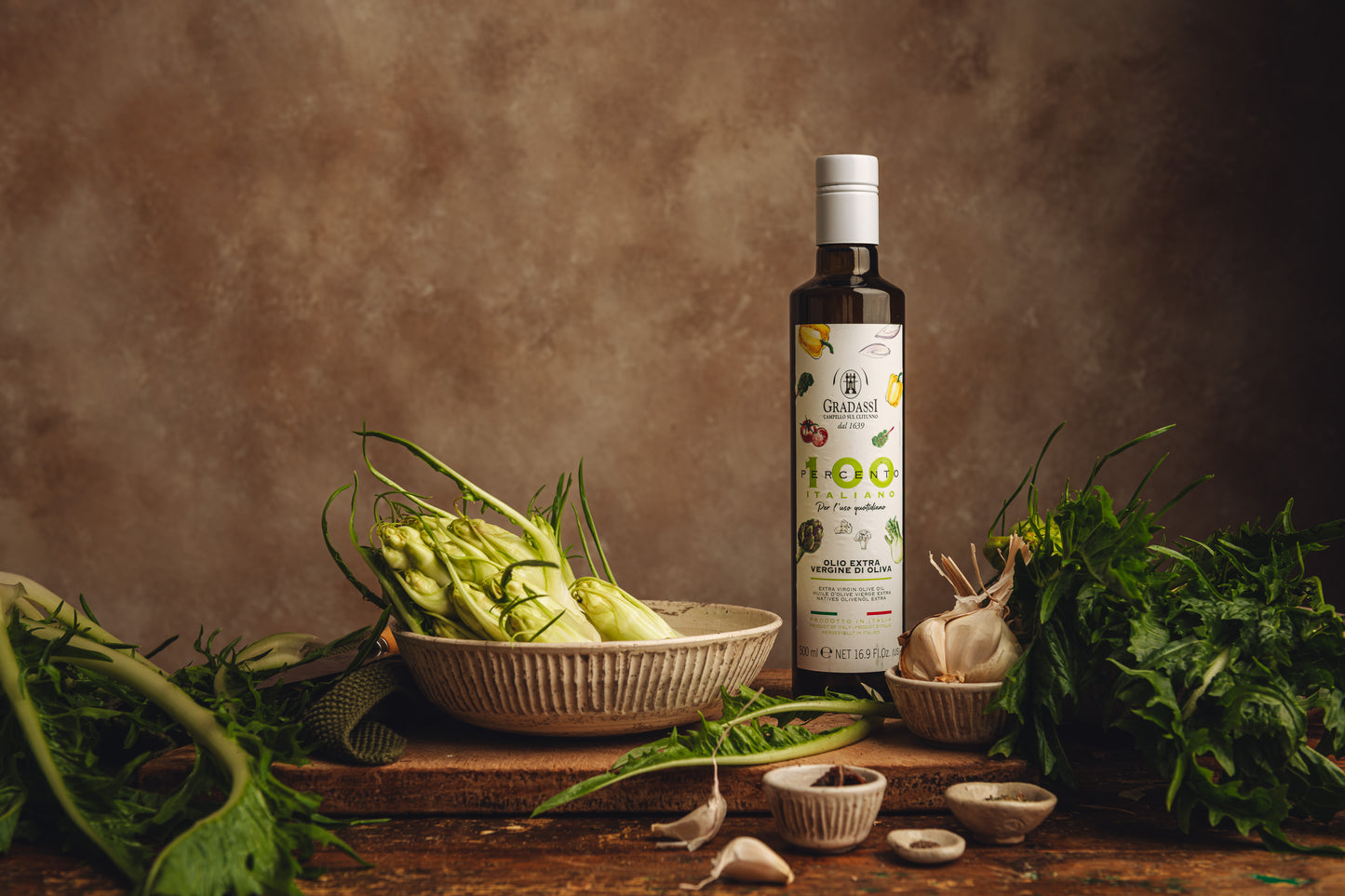 Gradassi 100% Italian Extra Virgin Olive Oil, 500ml