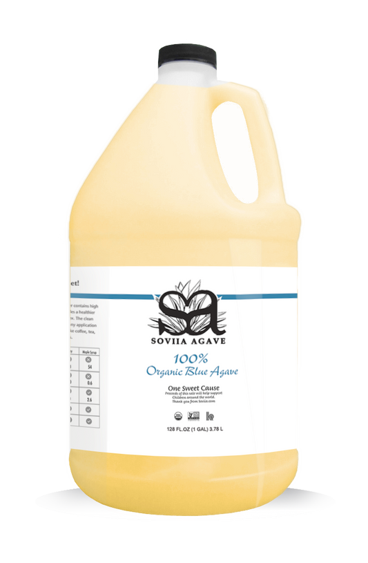 Organic Blue Agave Nectar, Gallon (128oz / 3.6L)