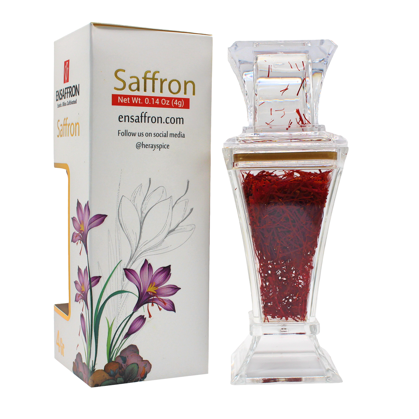 4 Gram - Heray Saffron, Afghani Superior Negin Quality