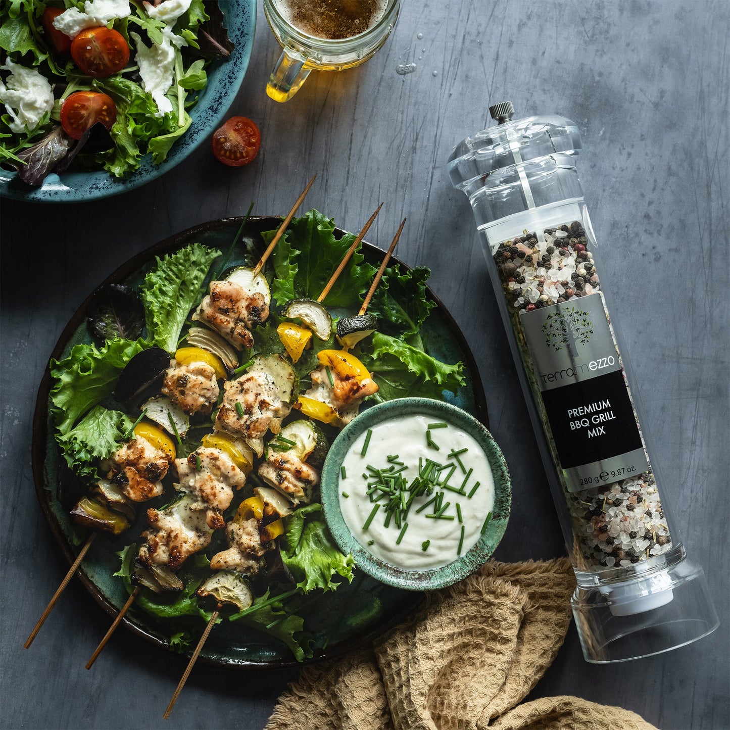 BBQ Grill Mix - Luxury Mill with Ceramic Grinder