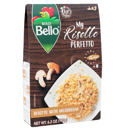 Instant Ready Risotto with Mushroom in Box ready in 15 minutes