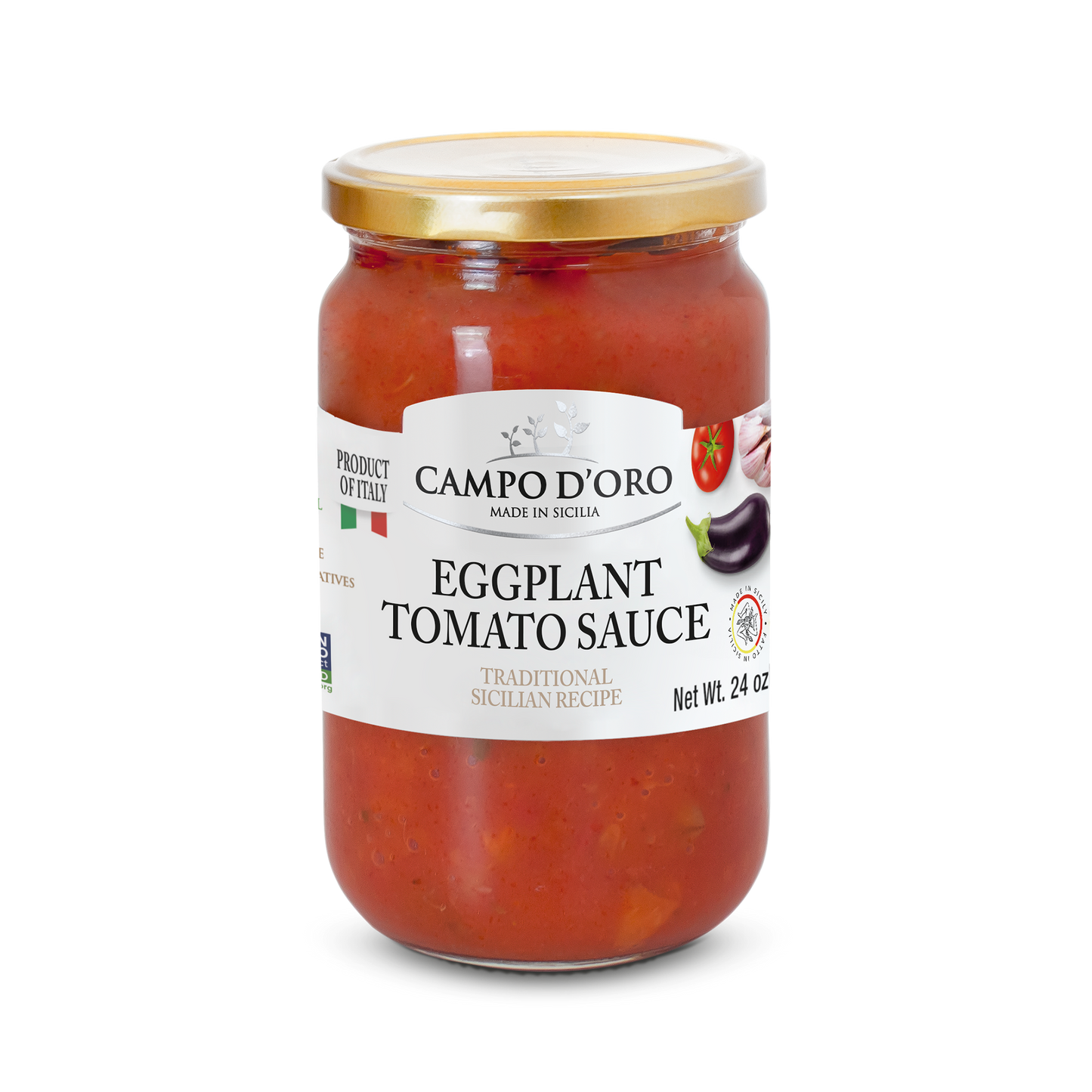 Eggplant Tomato Sauce 24oz