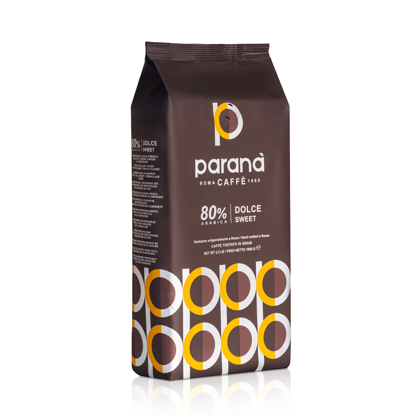 Dolce Sweet Whole Bean Italian Coffee 2.2lb