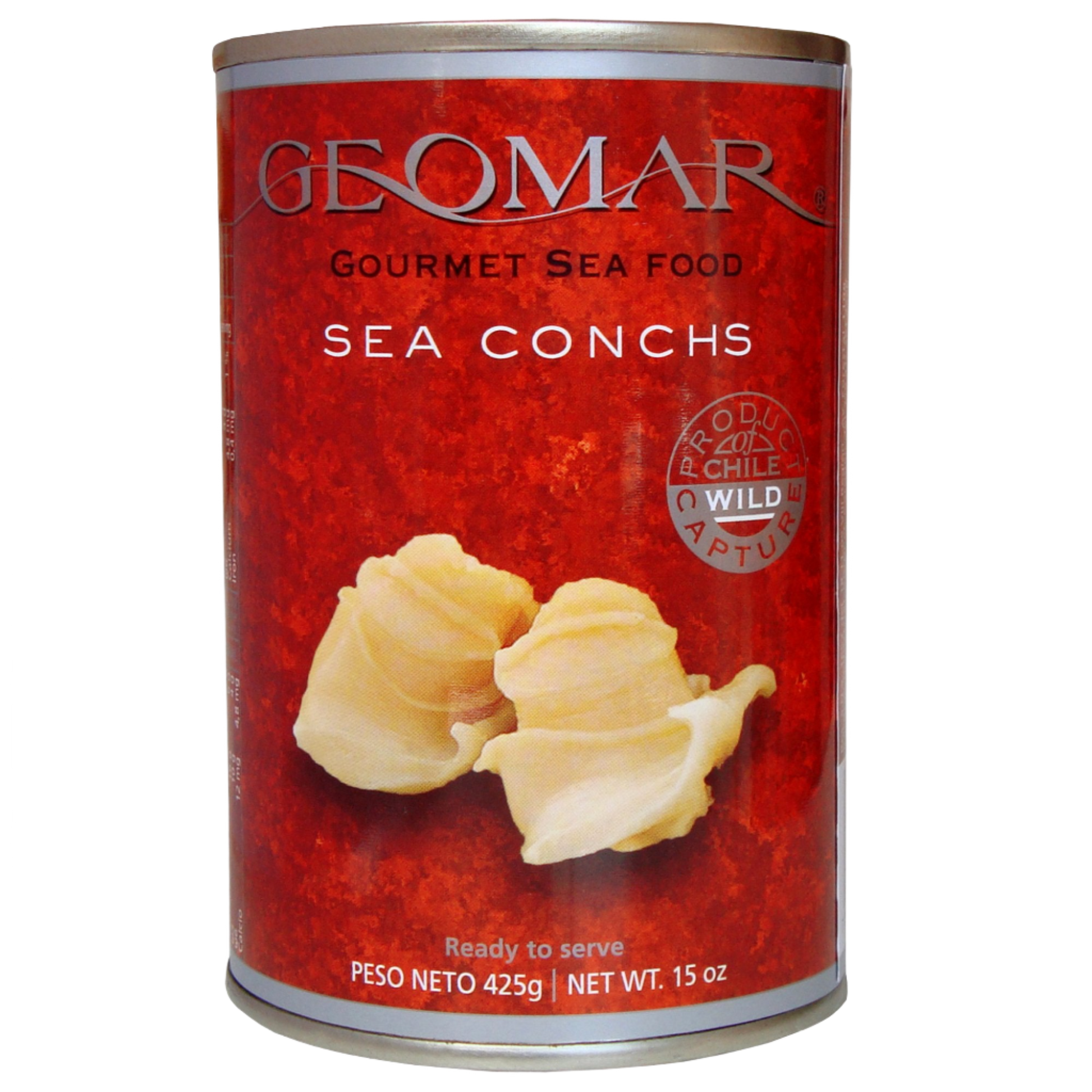 Geomar Gourmet Sea Food Sea Conchs in Red Can