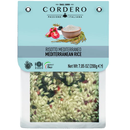 Cordero Mediterranean Rice Risotto Passione Italiana.