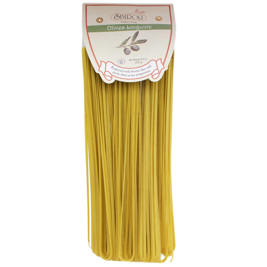 Olives LIinguine Pasta from Sbiroli Italian Wheat