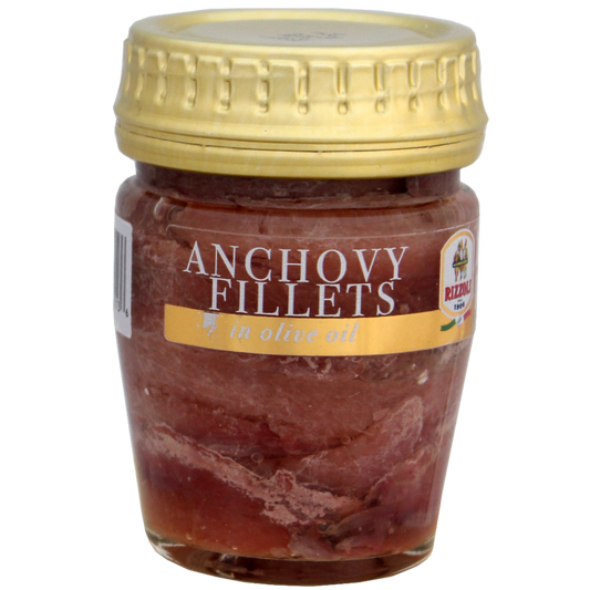 Anchovy Fillets in Olive Oil - glass jar - 2.04oz (58gm)