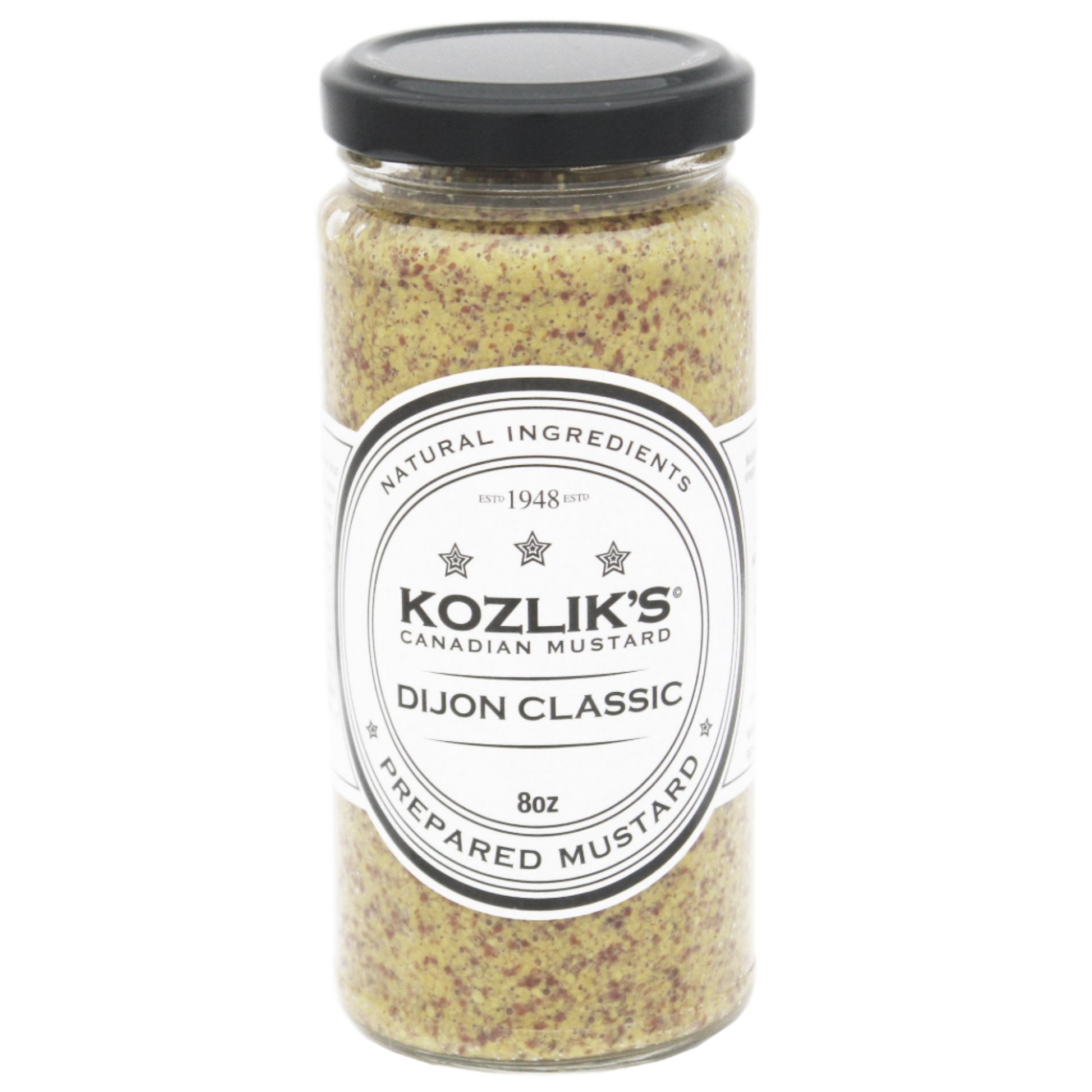 Kozlik's Canadian Mustard Dijon Classic Yellow Grainy Canadian Hot Mustard