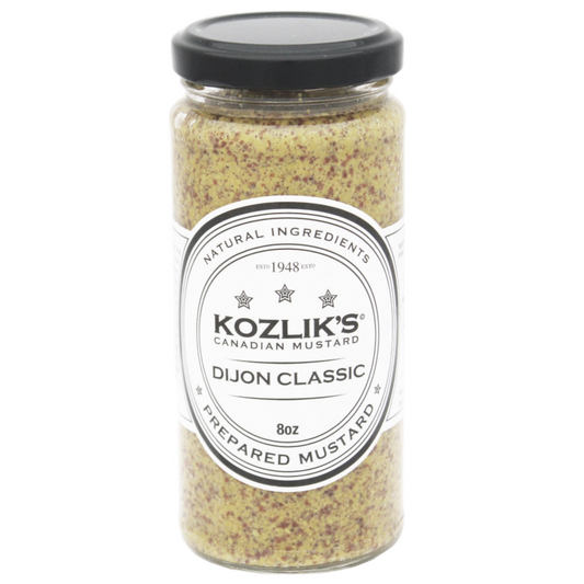 Kozlik's Canadian Mustard Dijon Classic Yellow Grainy Canadian Hot Mustard