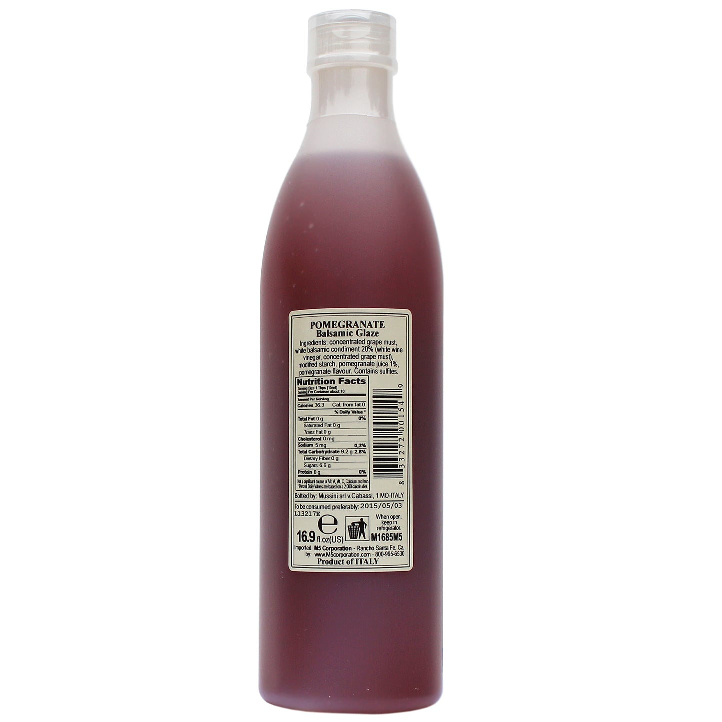 Pomegranate Flavored Balsamic Glaze, 16.9oz (500ml)