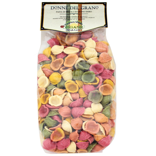 Donne Del Grano 100% Organic Italian Durum Wheat pasta Colored with Pure Vegetable Extracts