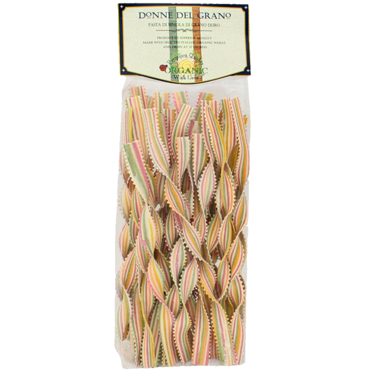 Donne Del Grano Mother n Law Tounge Pasta in Plastic bag 100% Naturally colored pasta.
