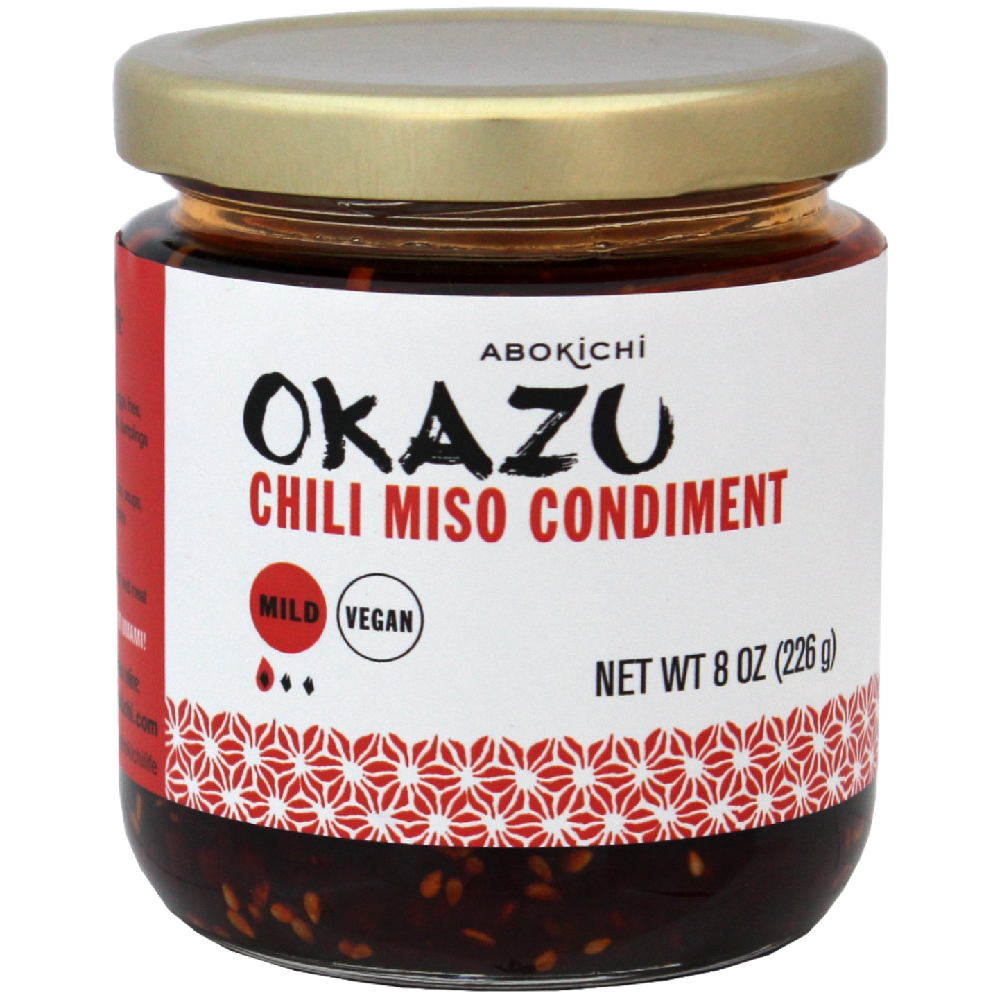 Okazu Chili Miso Condiment Mild Vegan by Abokichi