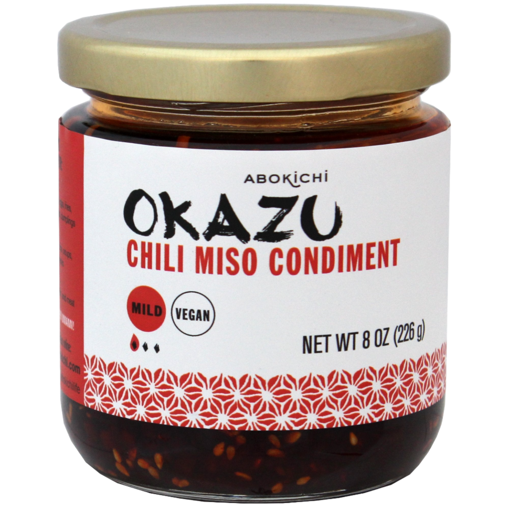Okazu Chili Miso Condiment Mild Vegan by Abokichi