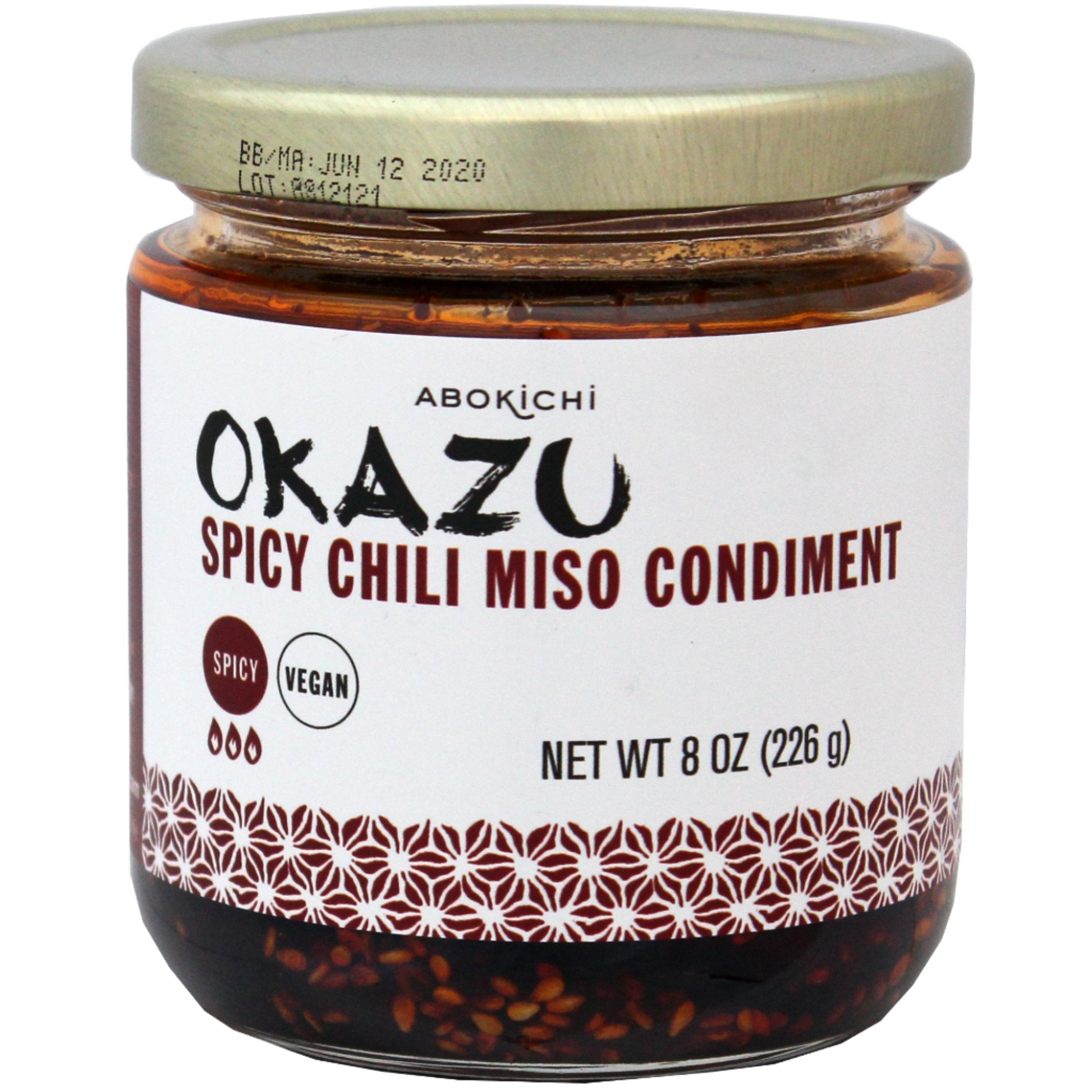 Okazu by Abokichi Spicy Chili Miso Condiment in Glass Jar