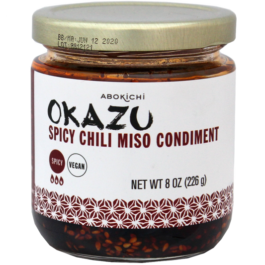 Okazu by Abokichi Spicy Chili Miso Condiment in Glass Jar