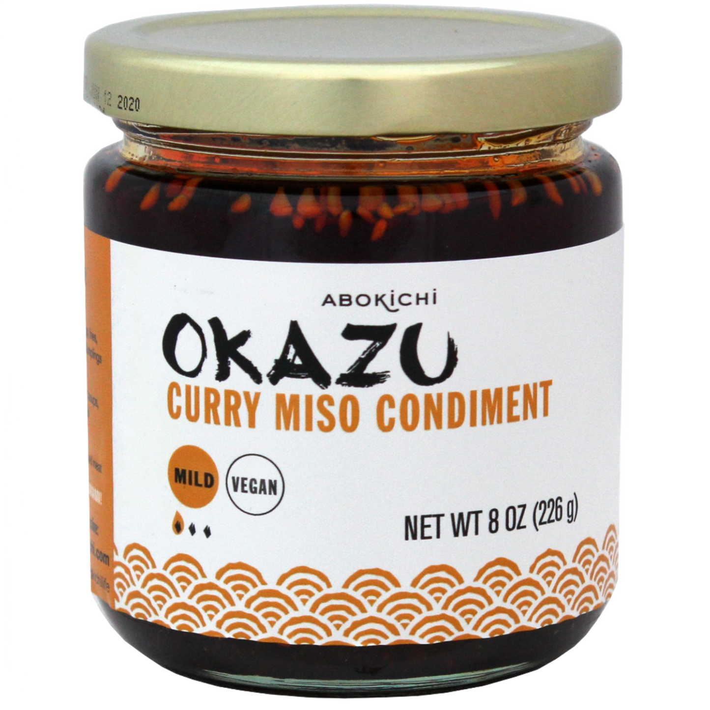 Abokichi Okazu Curry Miso Condiment Mild Vegan 8oz
