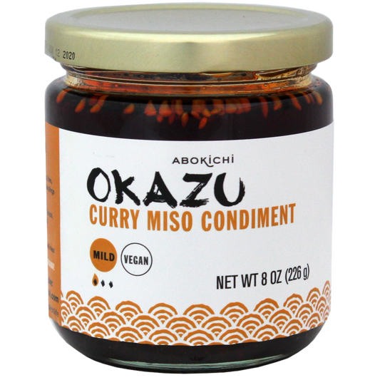 Abokichi Okazu Curry Miso Condiment Mild Vegan 8oz