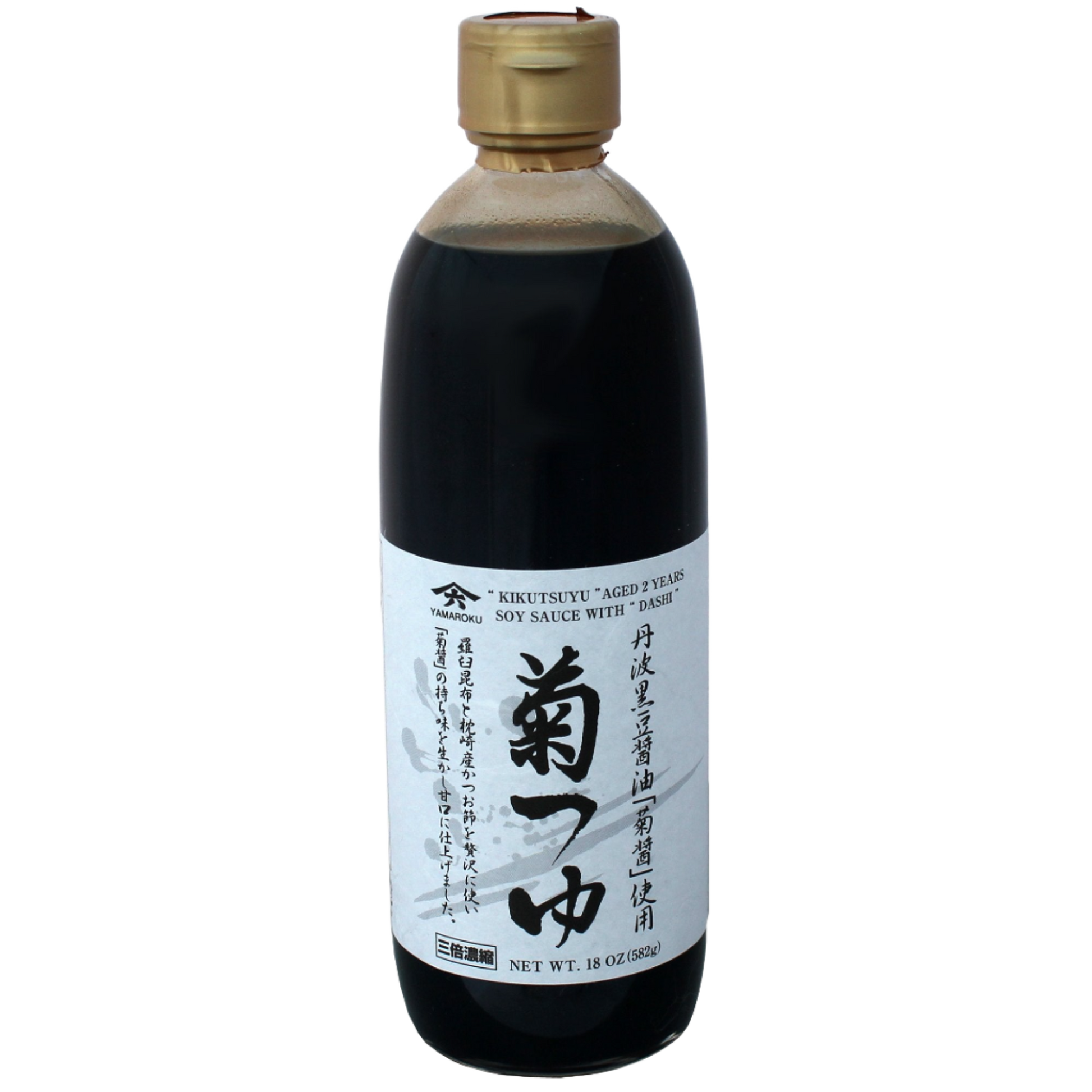 Japanese Soy Sauce Shoyu Kiku Tsuyu Aged 2 Years with Dashi, Fish Flakes and Kelp Stock